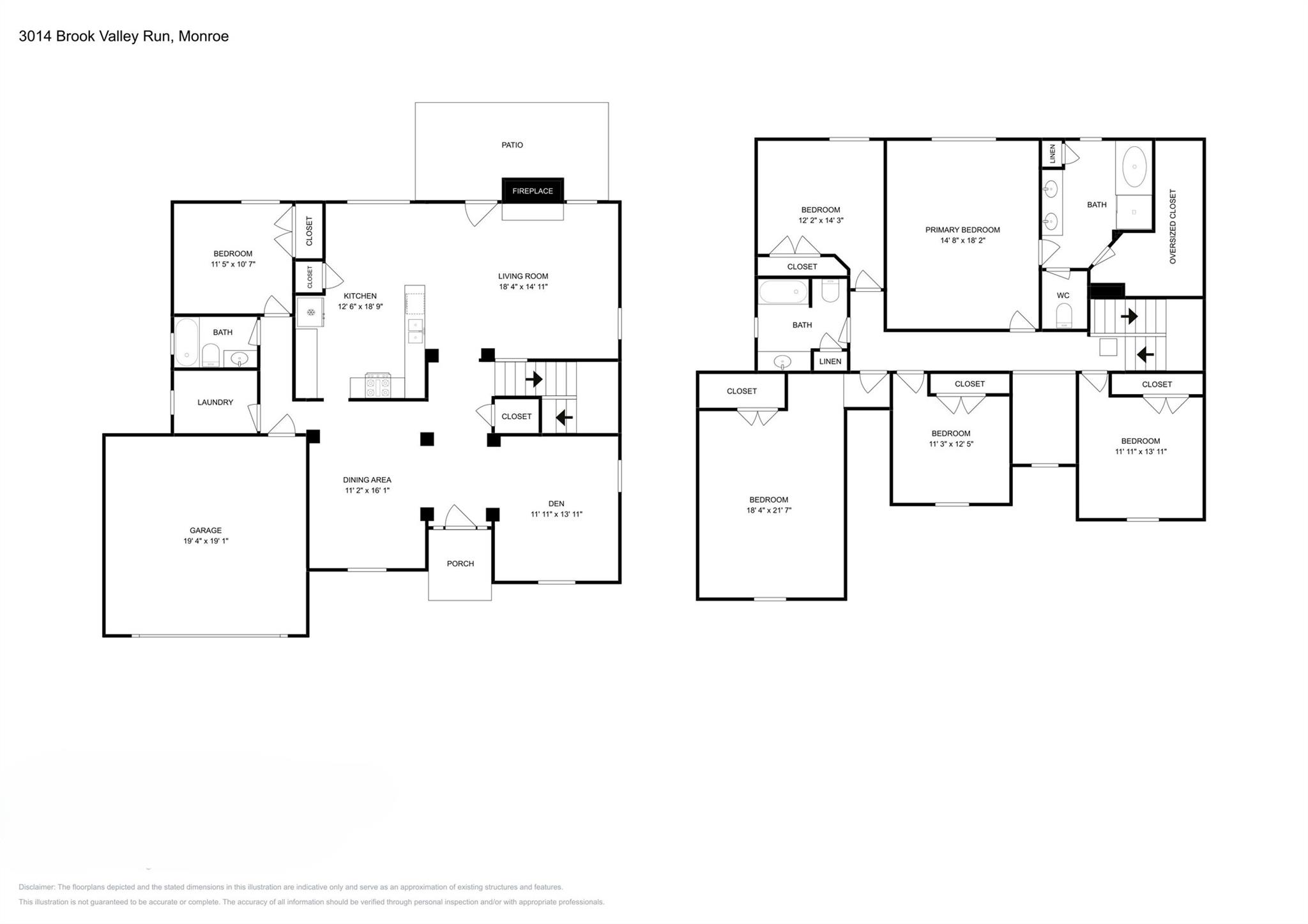 3014 Brook Valley Rn, Monroe, NC 28110