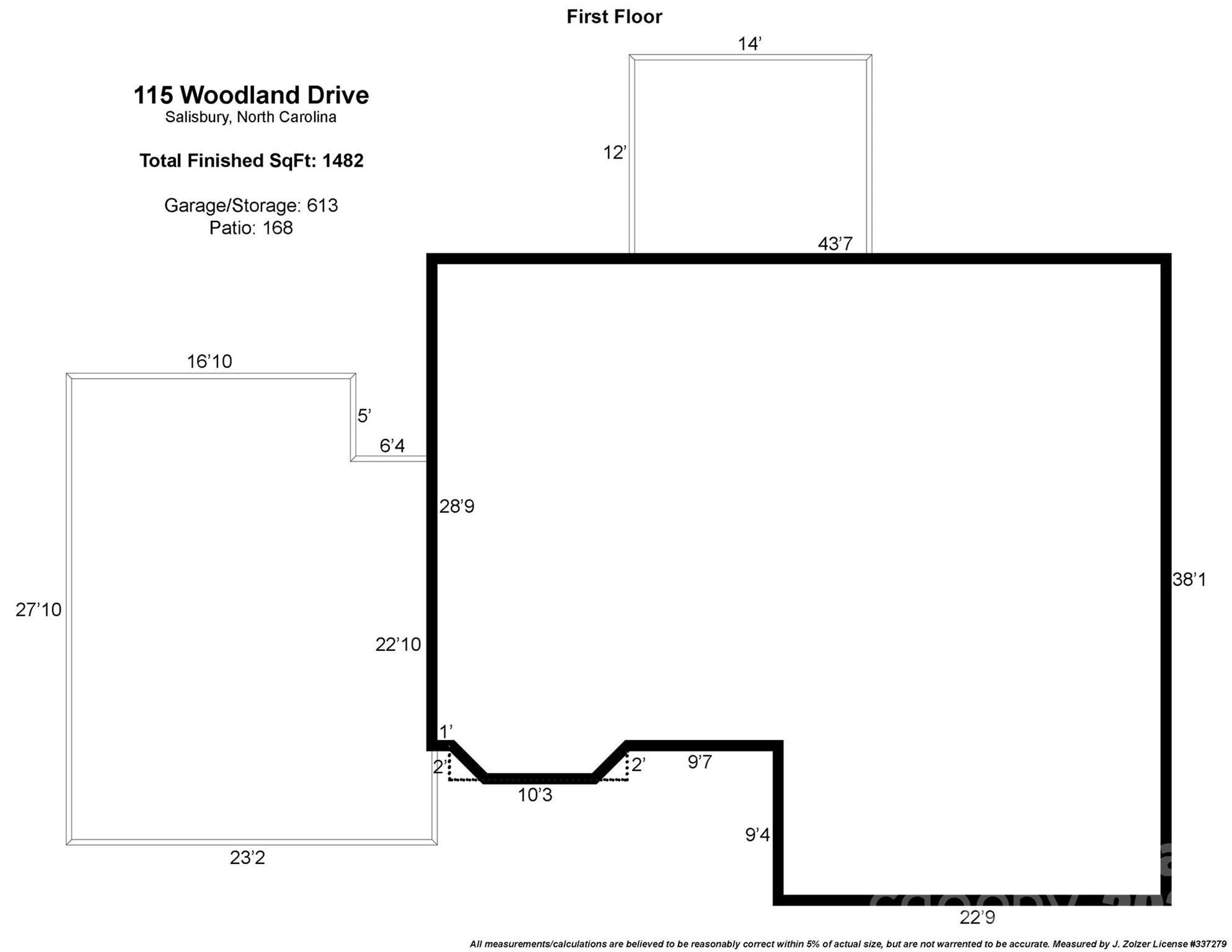115 Woodland Dr, Salisbury, NC 28146