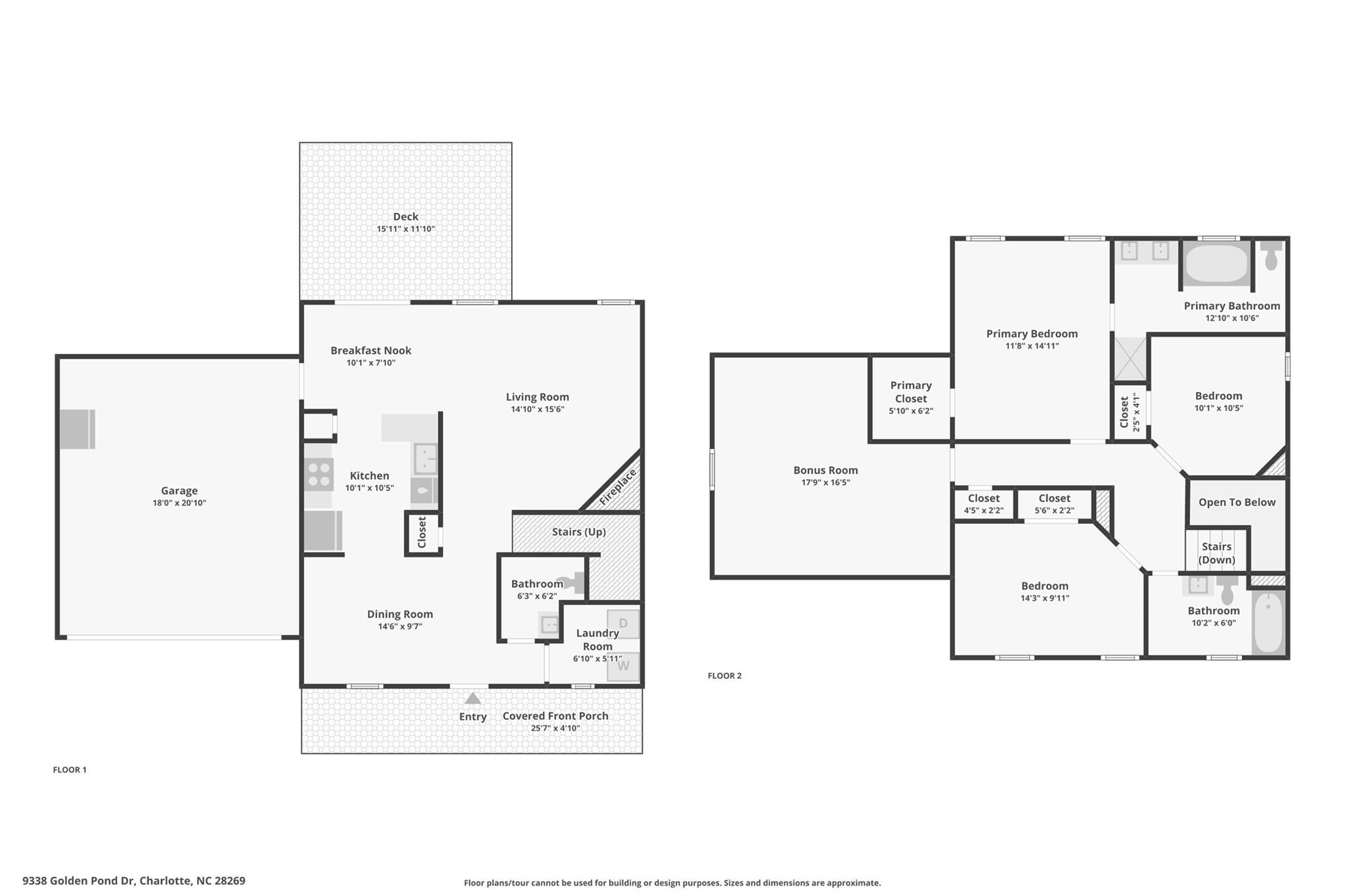 9338 Golden Pond Dr, Charlotte, NC 28269