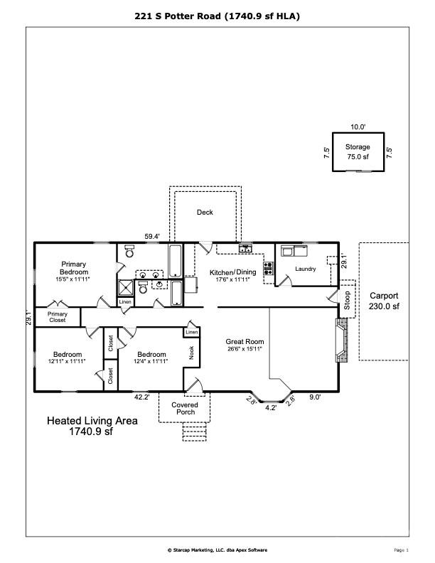 221 S Potter Rd, Lancaster, SC 29720
