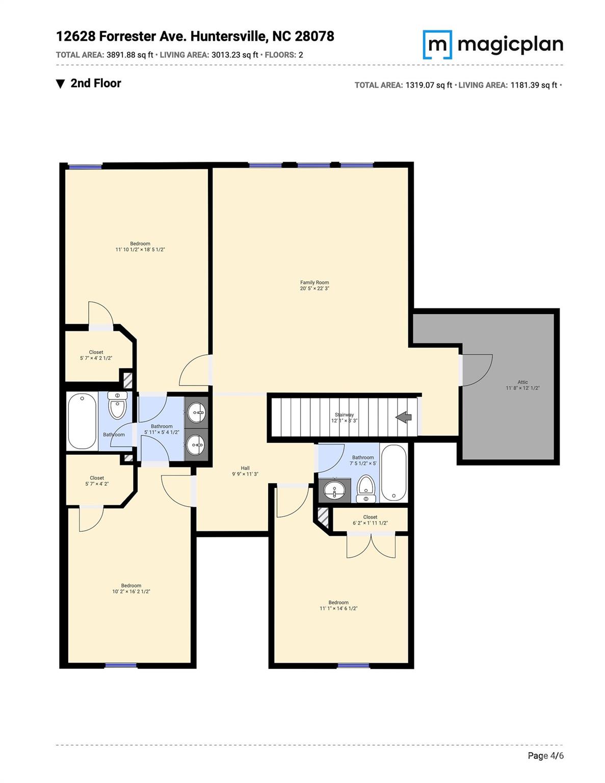 12628 Forrester Ave, Huntersville, NC 28078