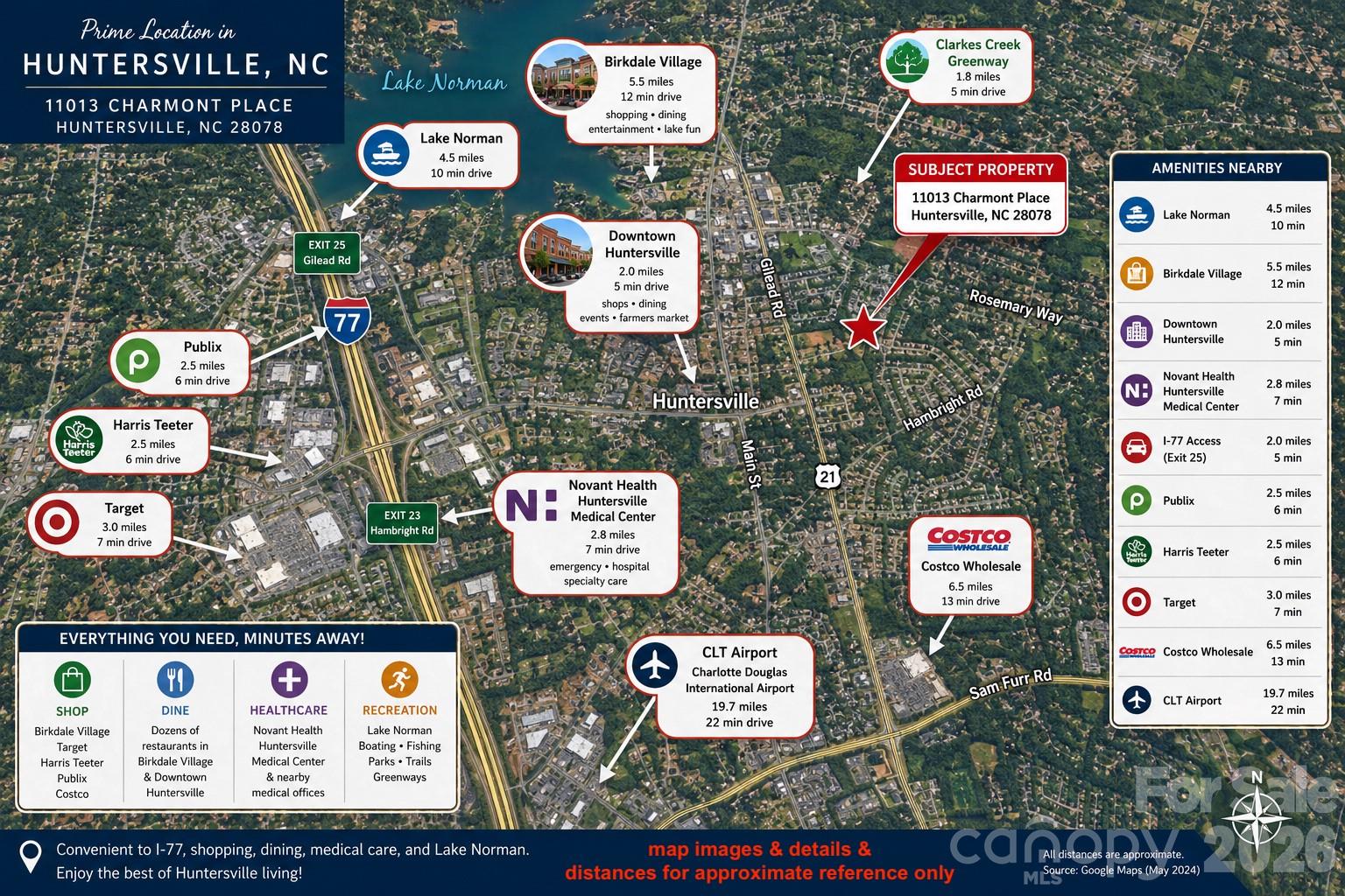 11013 Charmont Pl, Huntersville, NC 28078