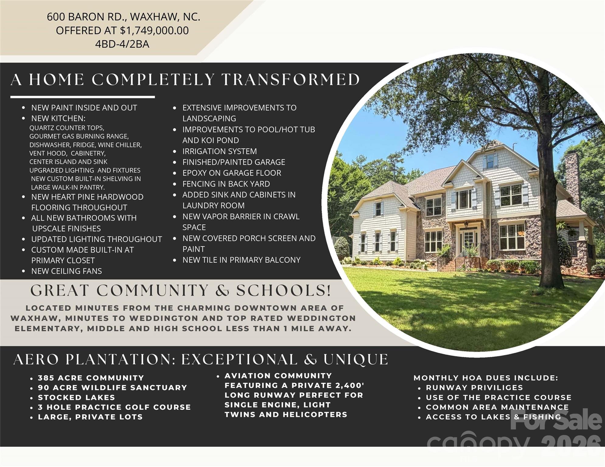 600 Baron Rd, Waxhaw, NC 28173