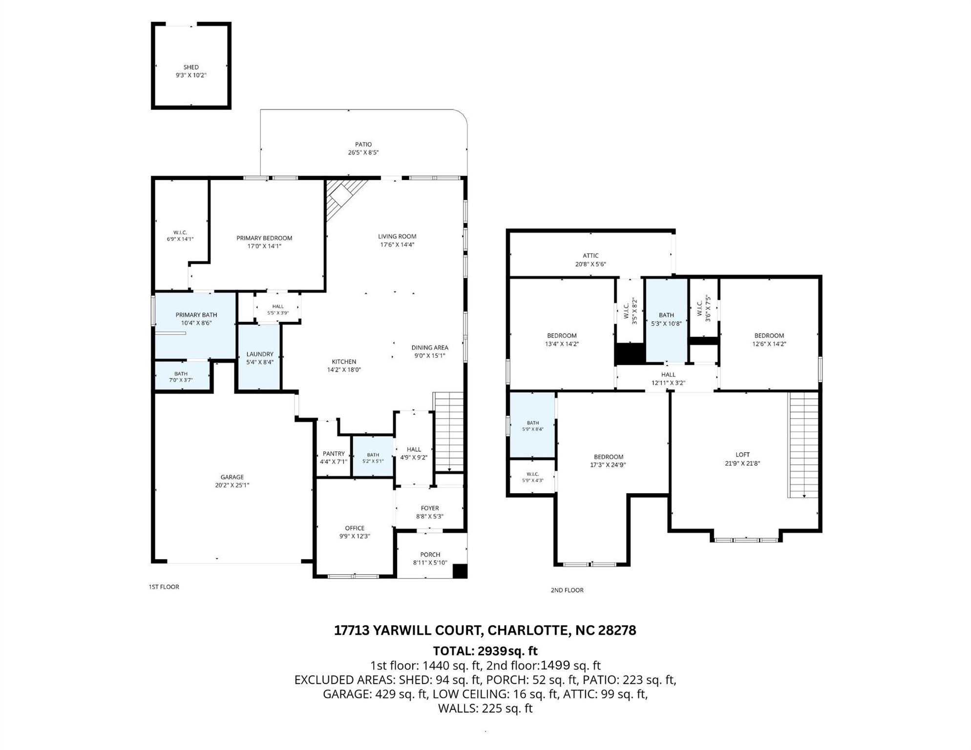 17713 Yarwill Ct, Charlotte, NC 28278