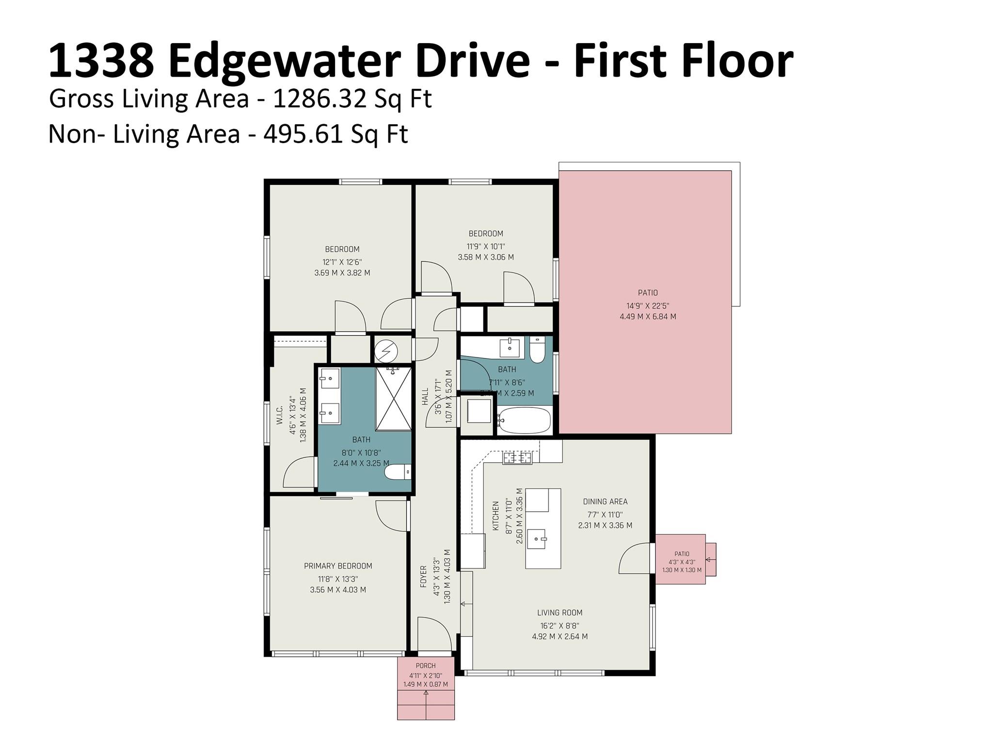 1338 Edgewater Dr, Charlotte, NC 28210