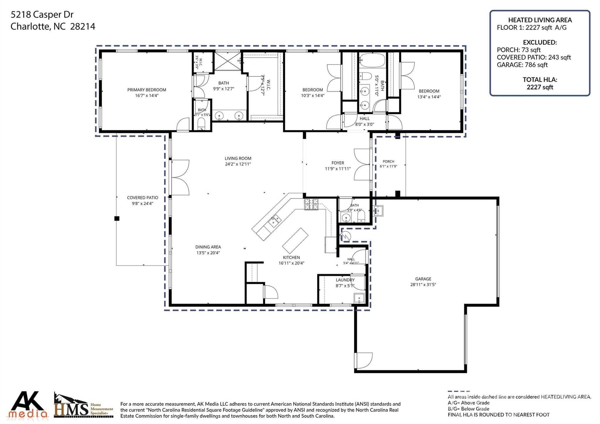 5218 Casper Dr, Charlotte, NC 28214