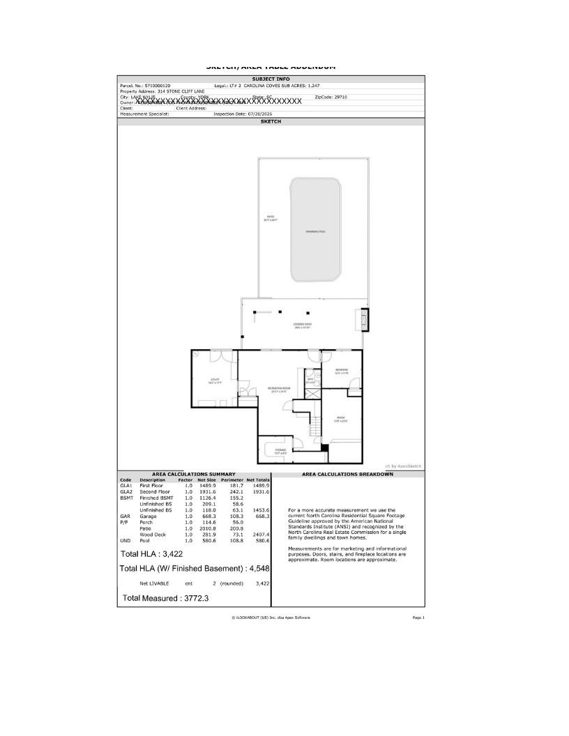 314 Stone Cliff Ln, Lake Wylie, SC 29710