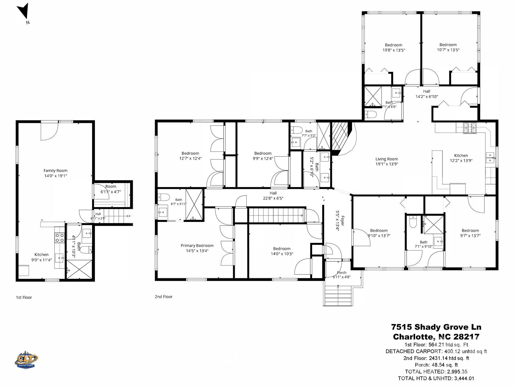 7515 Shady Ln, Charlotte, NC 28215