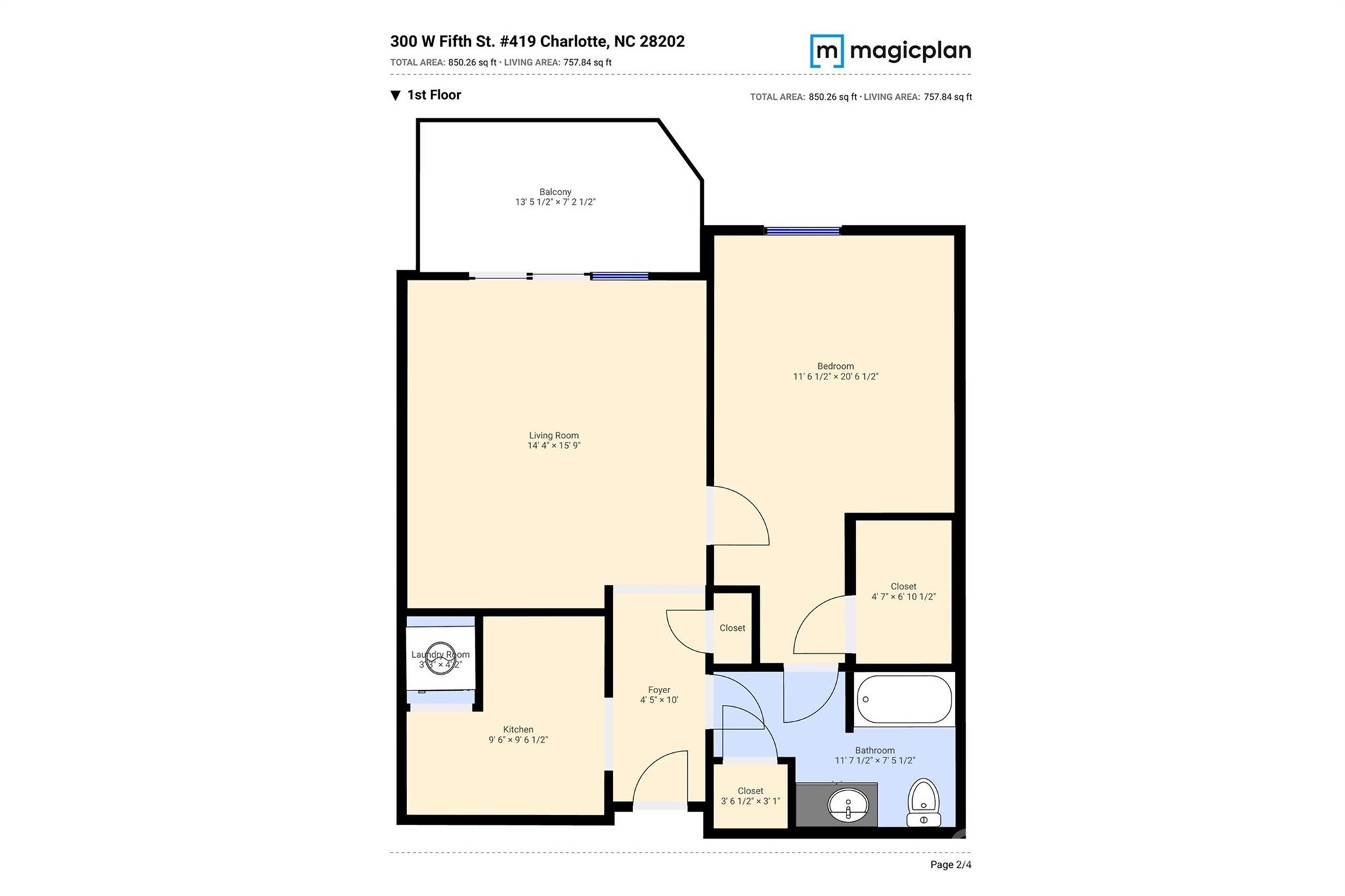 300 W 5th St #419, Charlotte, NC 28202