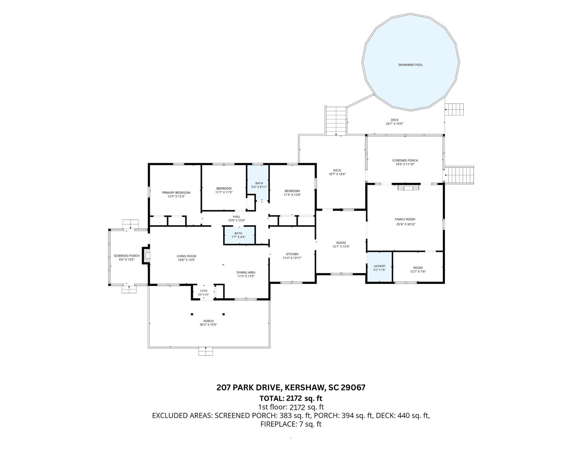 207 Park Dr, Kershaw, SC 29067