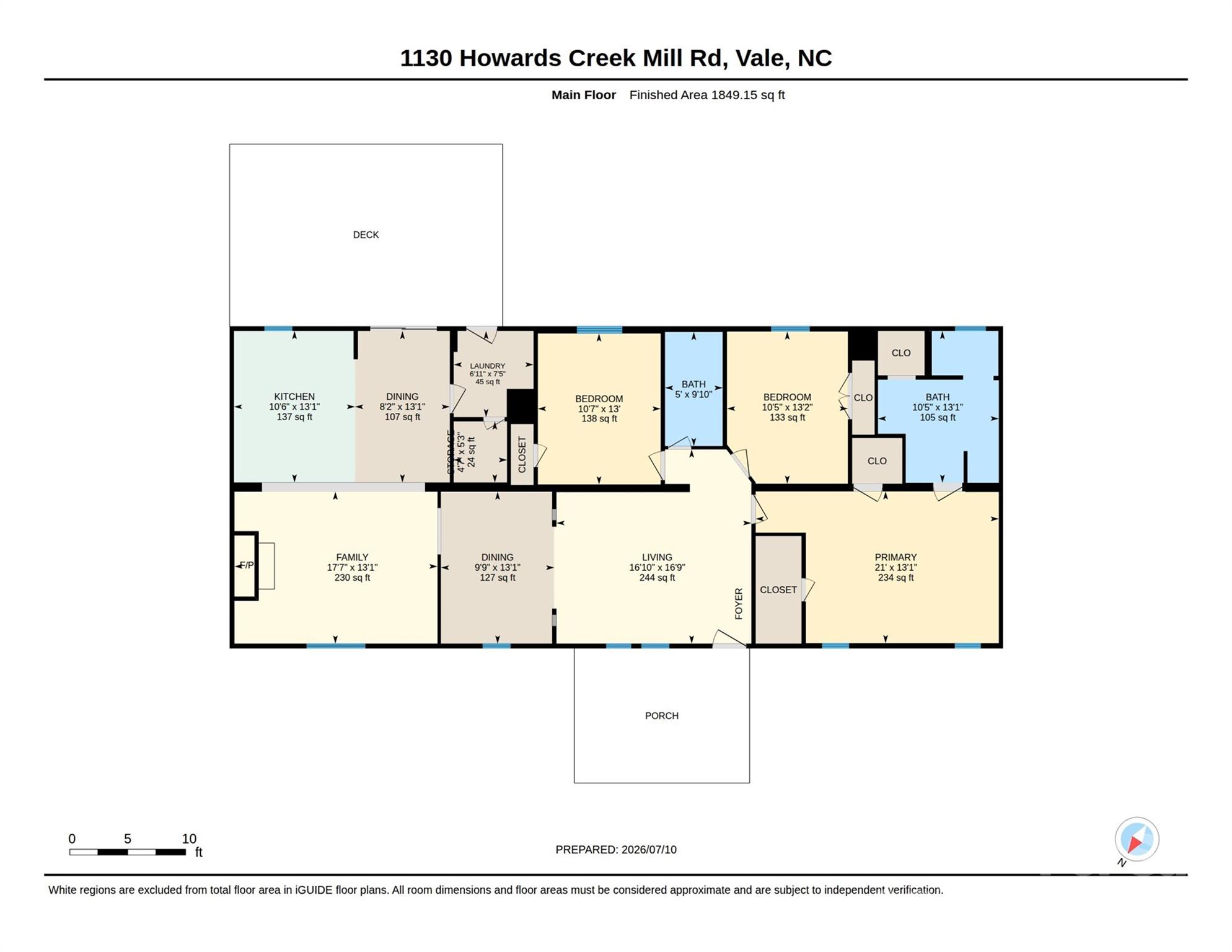 1130 Howards Creek Mill Rd, Vale, NC 28168