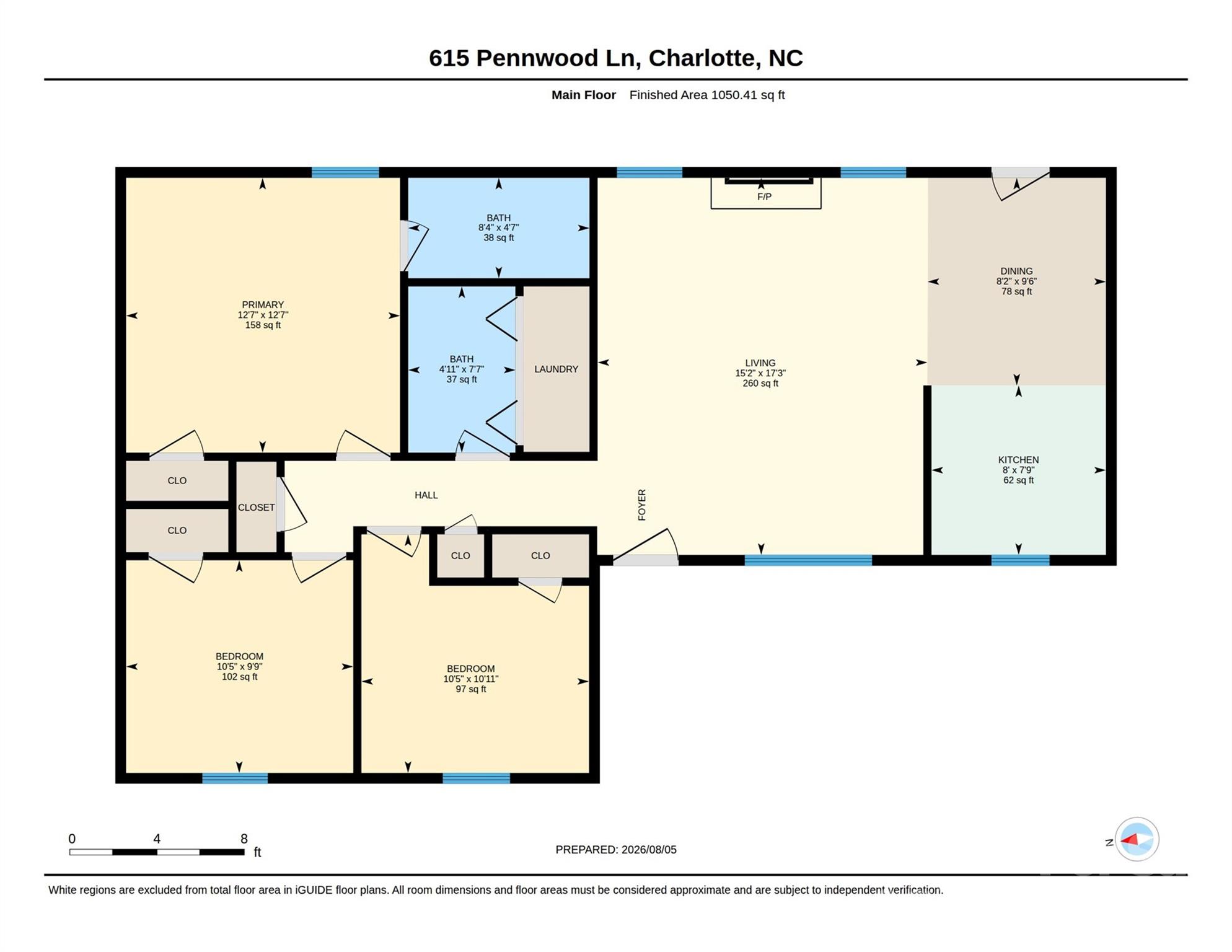 615 Pennwood Ln, Charlotte, NC 28215