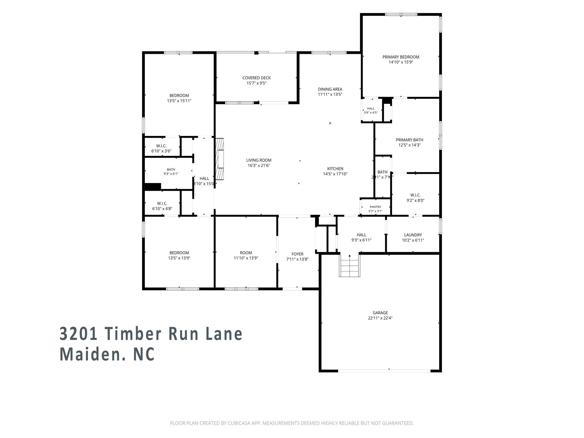 3201 Timber Run Ln, Maiden, NC 28650