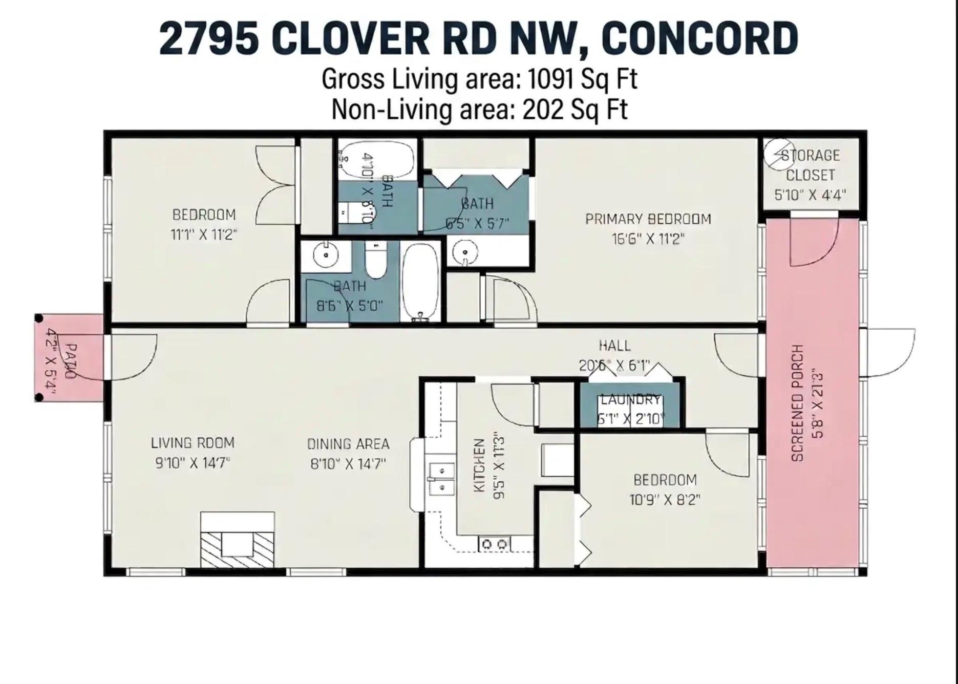 2795 NW Clover Rd, Concord, NC 28027
