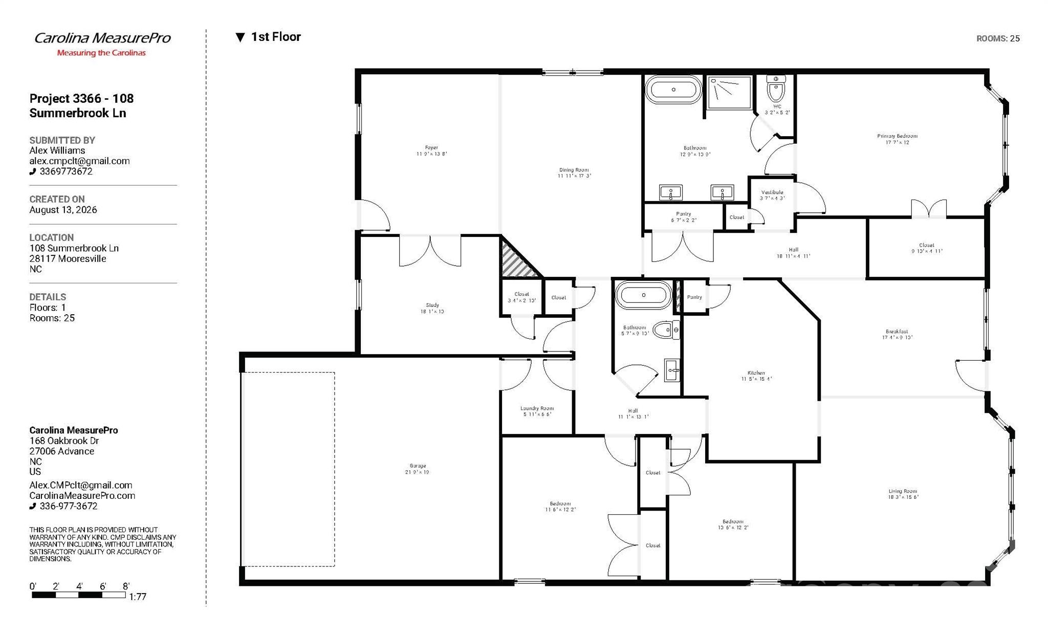 108 Summerbrook Ln, Mooresville, NC 28117