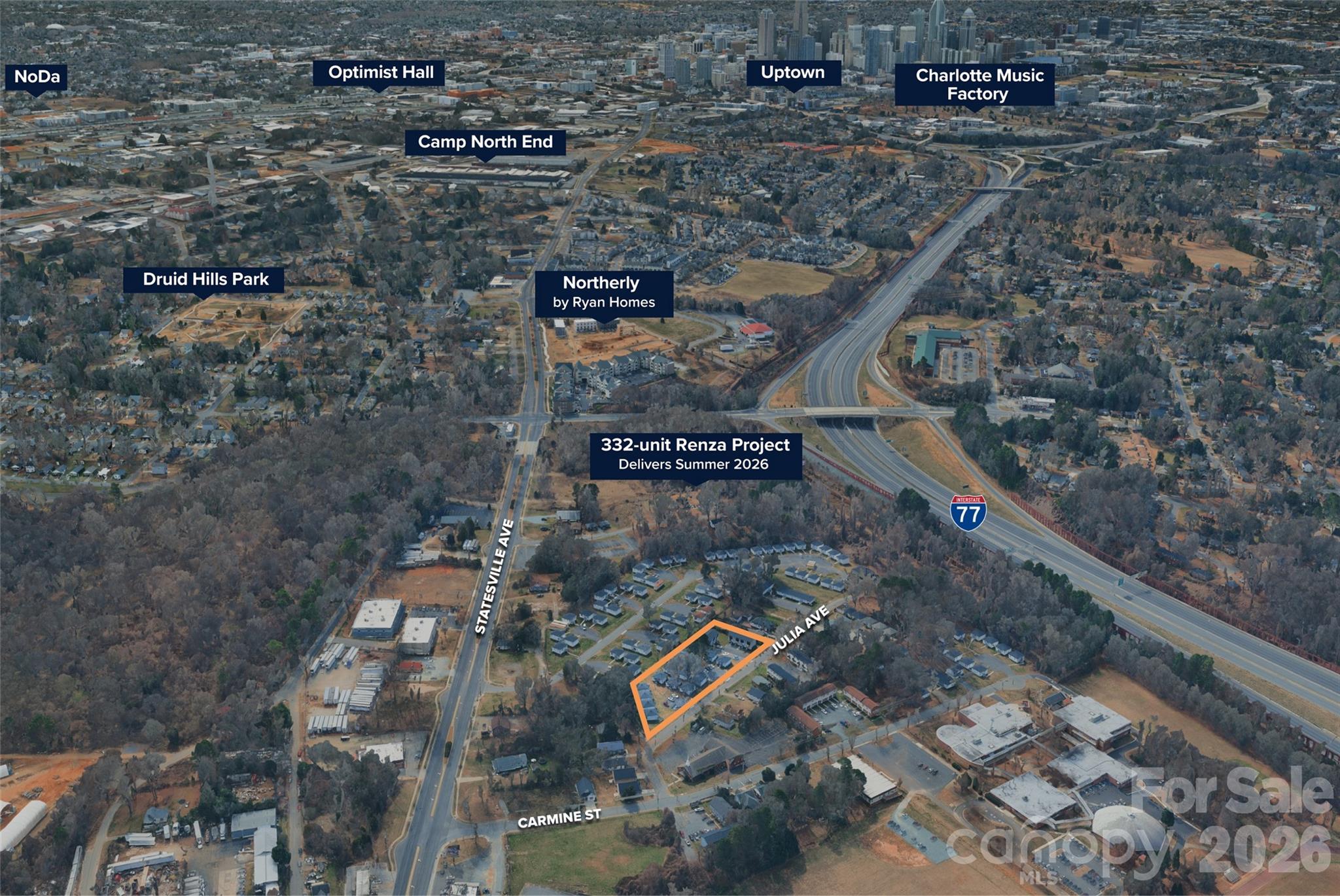 2301-2407 Julia Ave, Charlotte, NC 28206