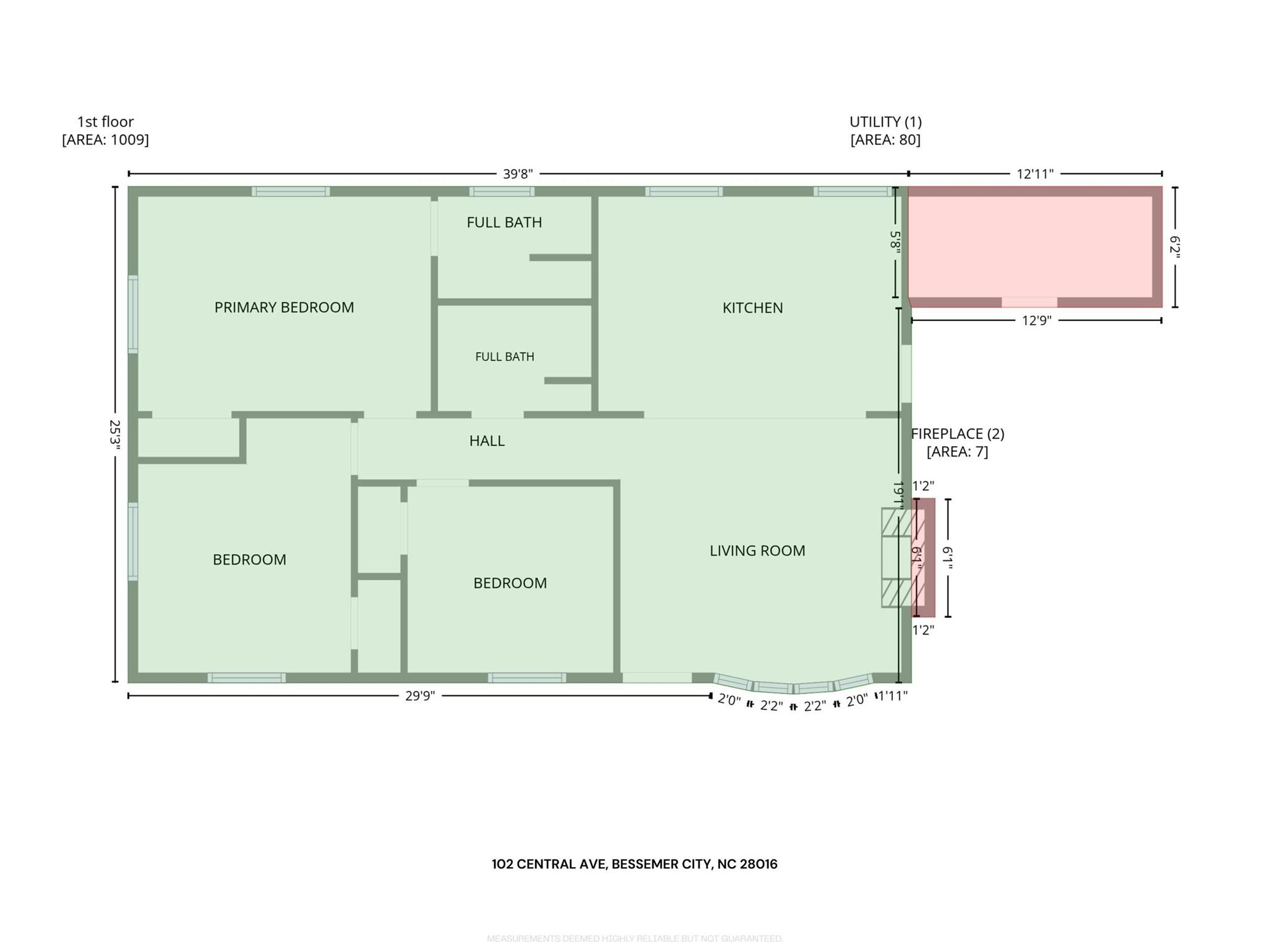 102 Central Ave, Bessemer City, NC 28016