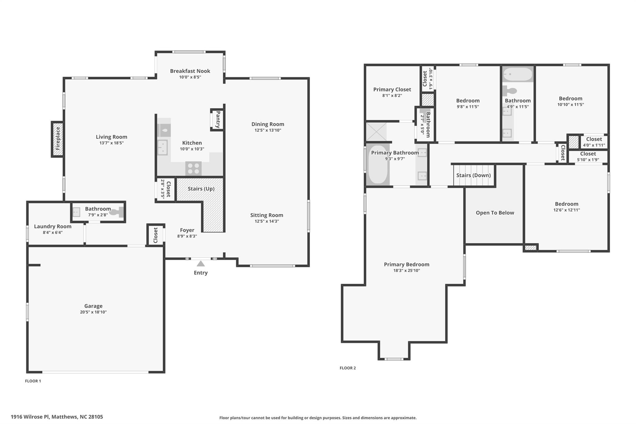 1916 Wilrose Pl, Matthews, NC 28105