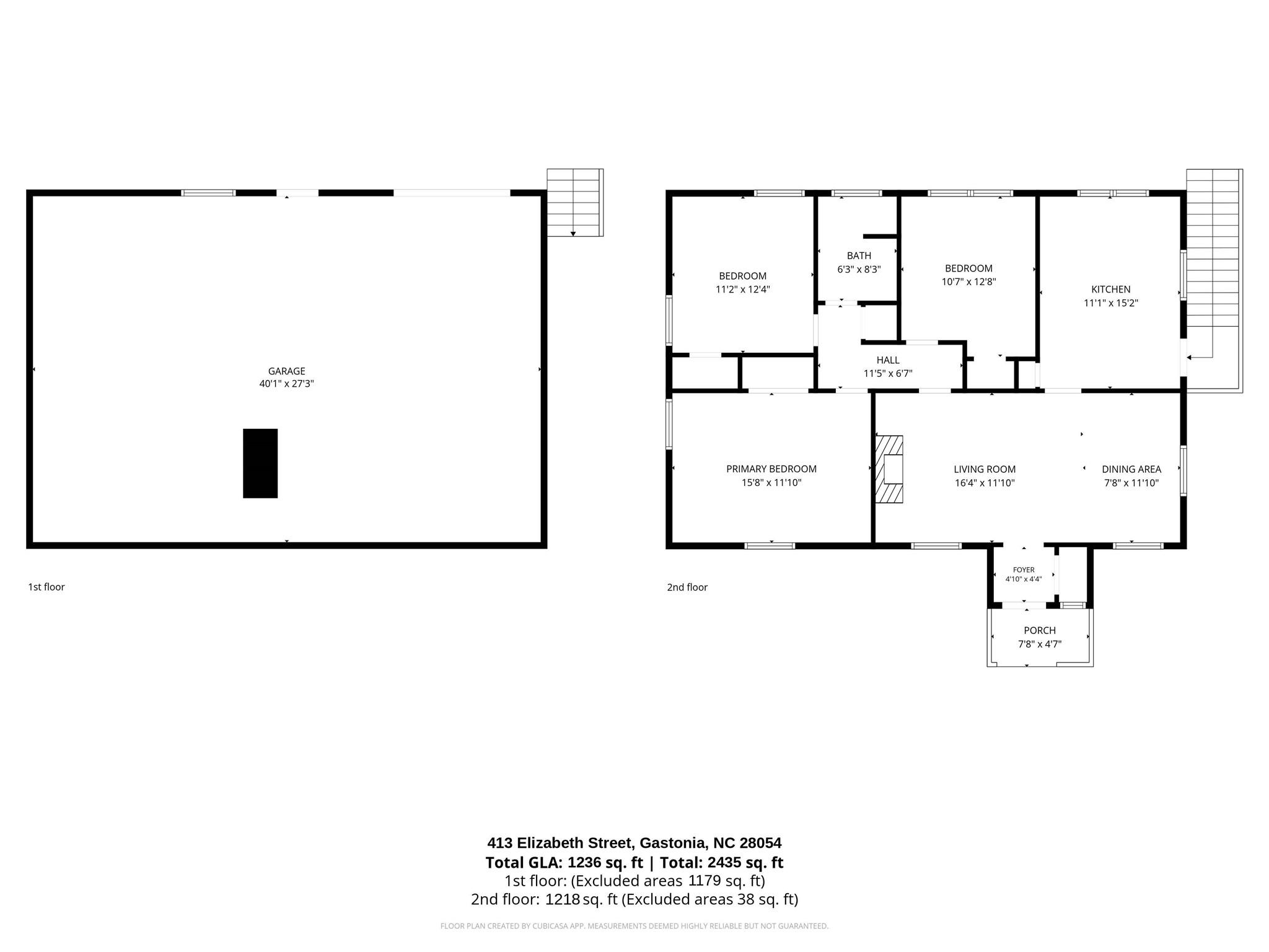 413 Elizabeth St, Gastonia, NC 28054
