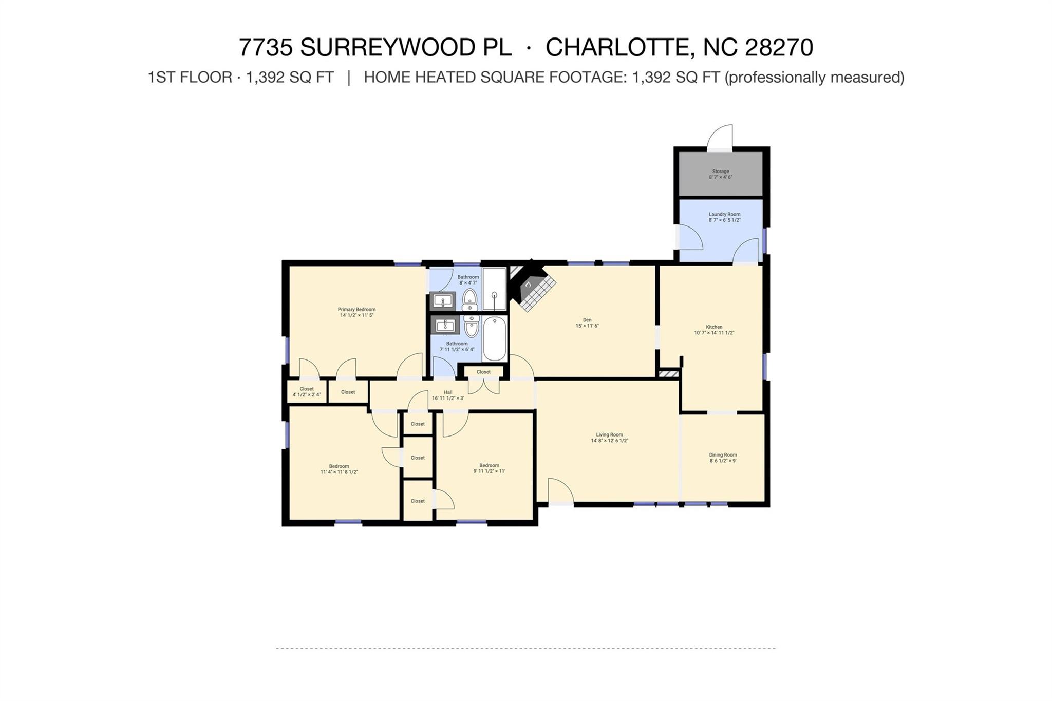 7735 Surreywood Pl, Charlotte, NC 28270