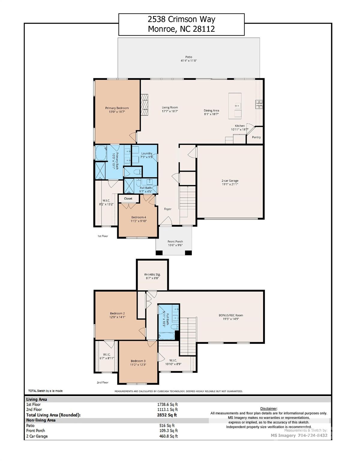 2538 Crimson Way #114, Monroe, NC 28112
