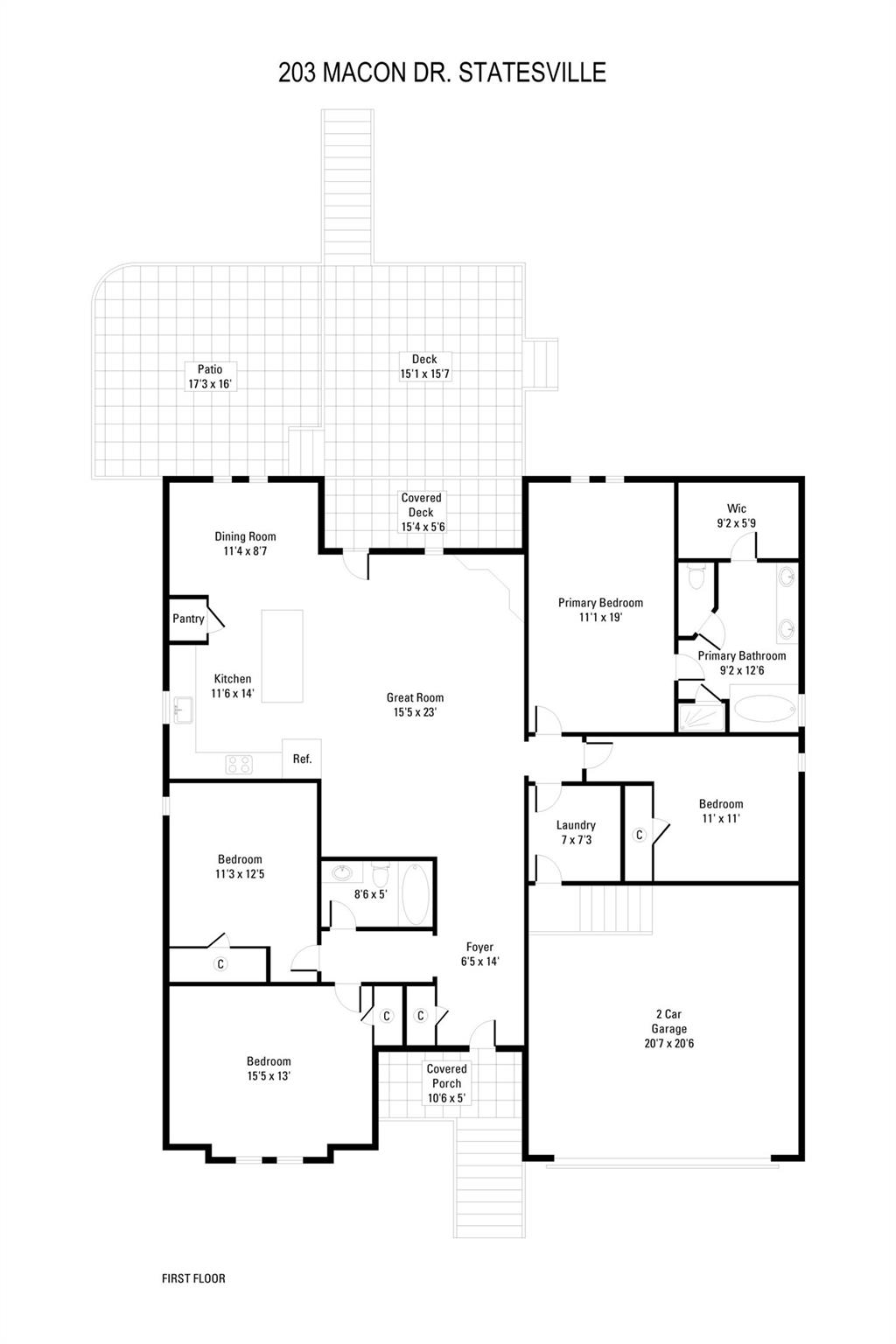 203 Macon Dr, Statesville, NC 28625