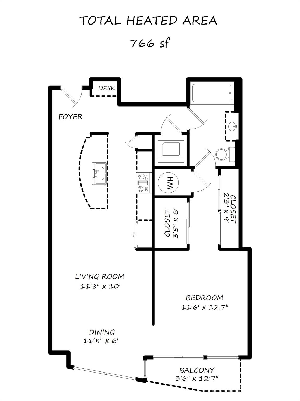 210 N Church St #2310, Charlotte, NC 28202