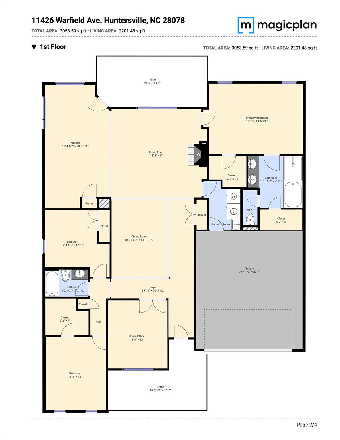 11426 Warfield Ave, Huntersville, NC 28078