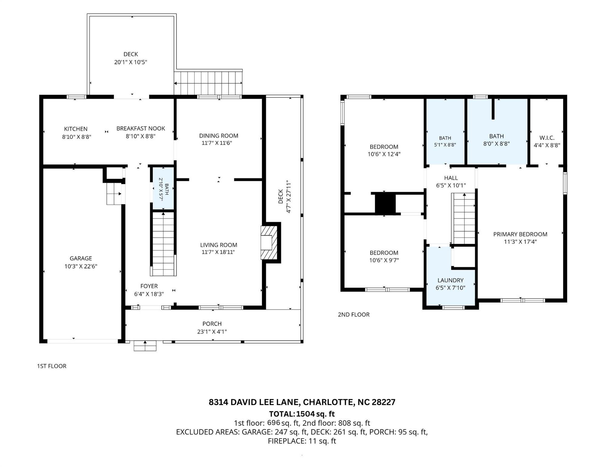 8314 David Lee Ln, Charlotte, NC 28227