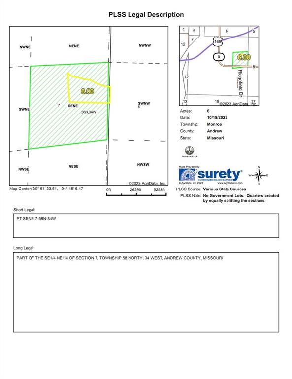 State Route W Rural Route, Cosby, MO 64436