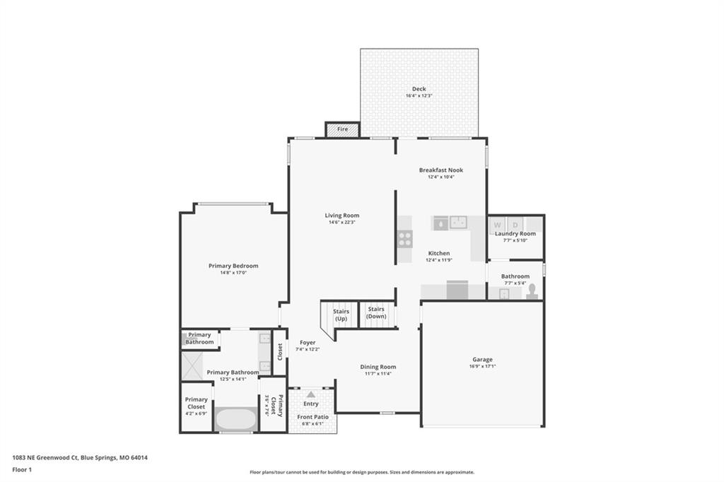 1083 NE Greenwood Ct, Blue Springs, MO 64014