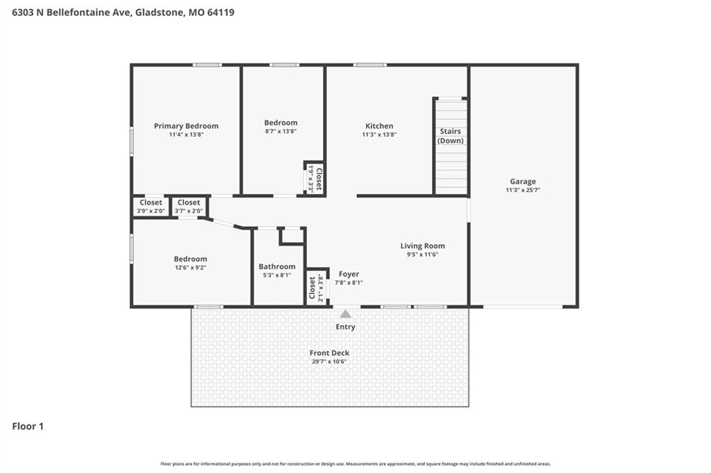 6303 N Bellefontaine Ave, Gladstone, MO 64119