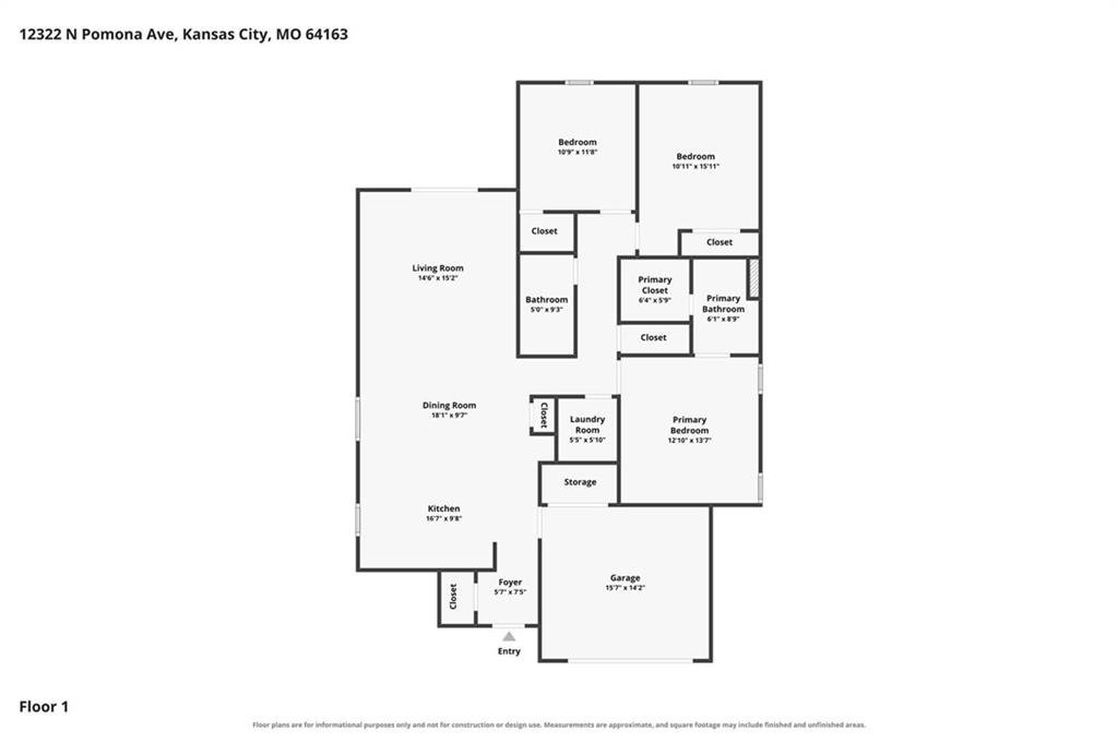 12322 N Pomona Ave, Kansas City, MO 64163