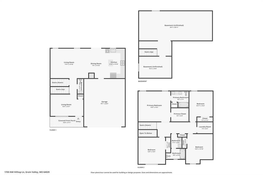 1705 NW Hilltop Ct, Grain Valley, MO 64029