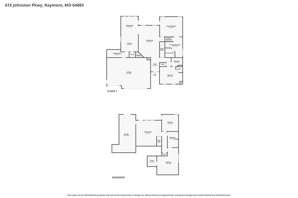 615 Johnston Pw, Raymore, MO 64083