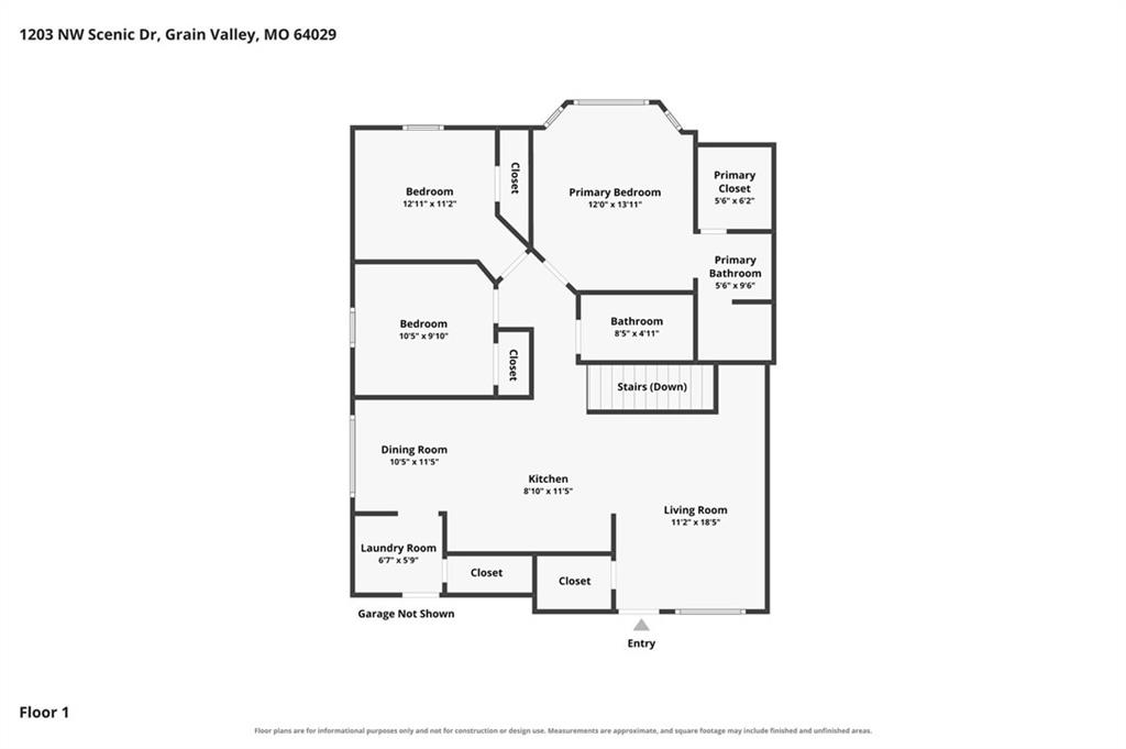 1203 NW Scenic Dr, Grain Valley, MO 64029