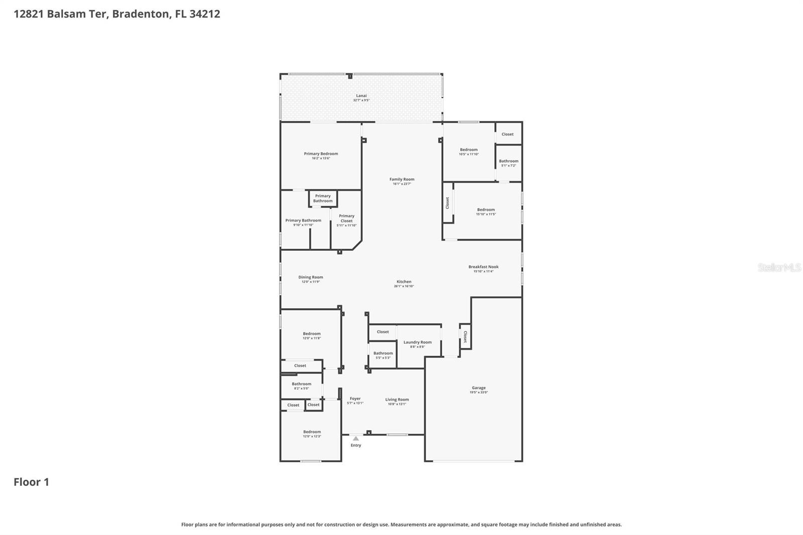 12821 Balsam Ter, Bradenton, FL 34212