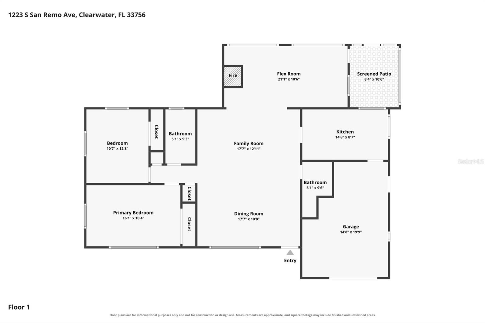 1223 S San Remo Ave, Clearwater, FL 33756