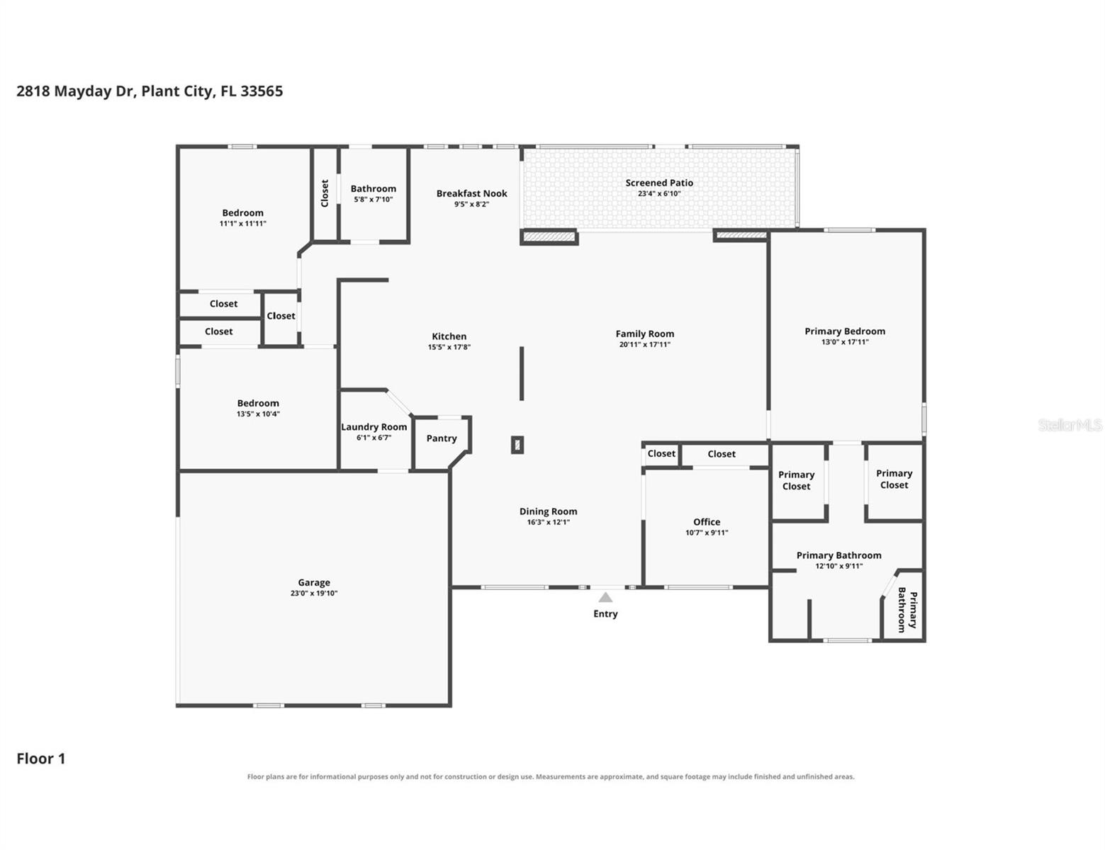 2818 Mayday Dr, Plant City, FL 33565