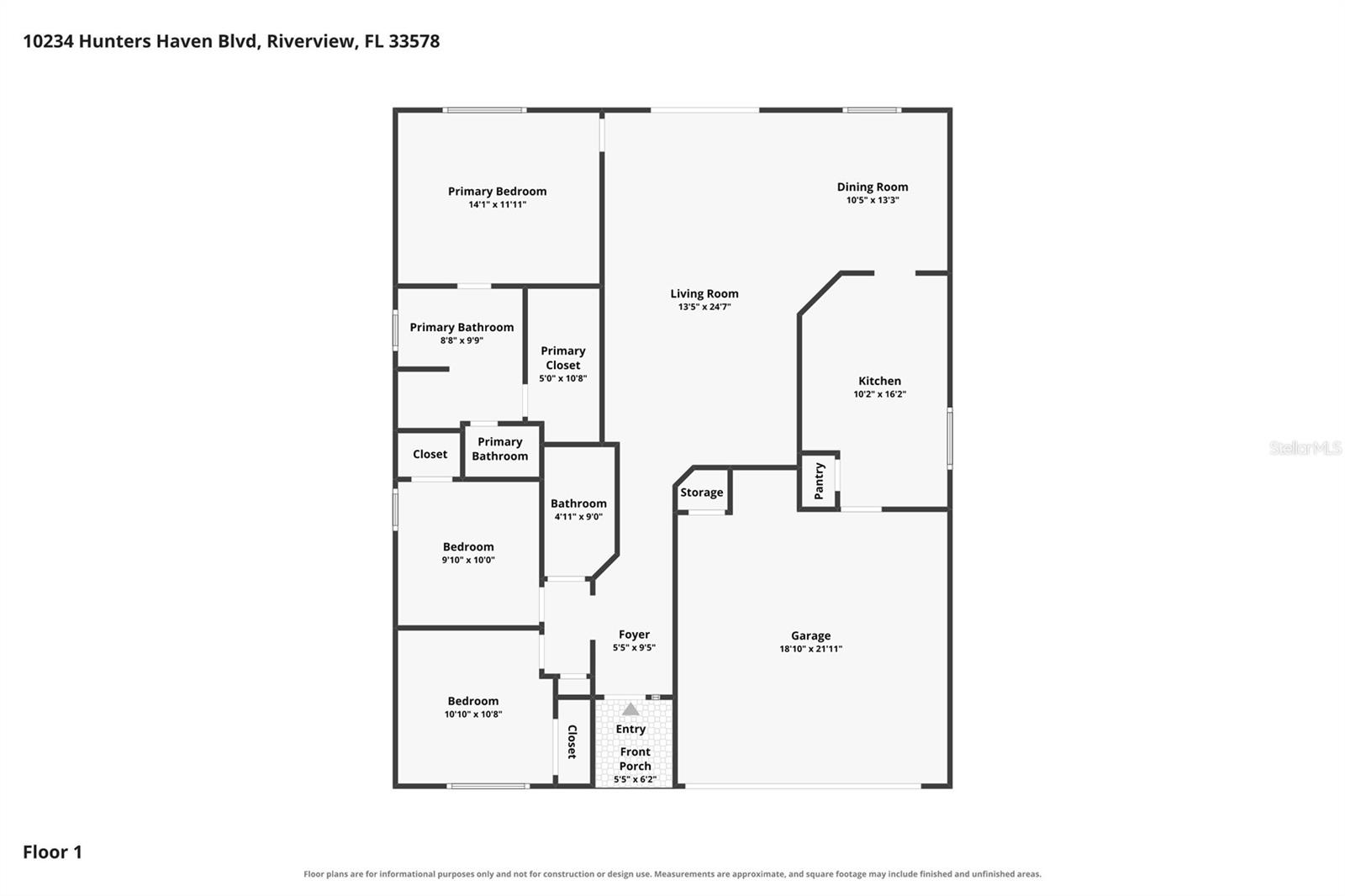 10234 Hunters Haven Blvd, Riverview, FL 33578