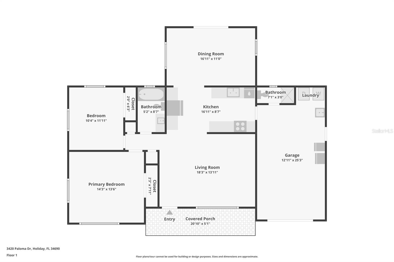 3420 Paloma Dr, Holiday, FL 34690