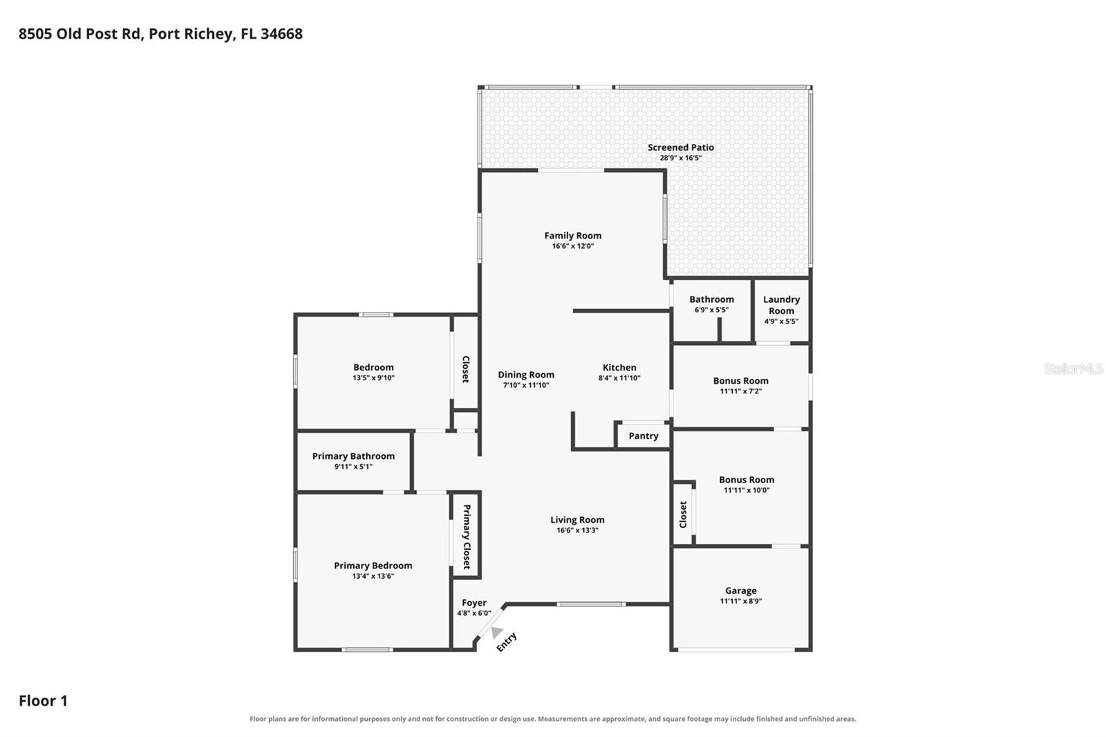 8505 Old Post Rd, Port Richey, FL 34668