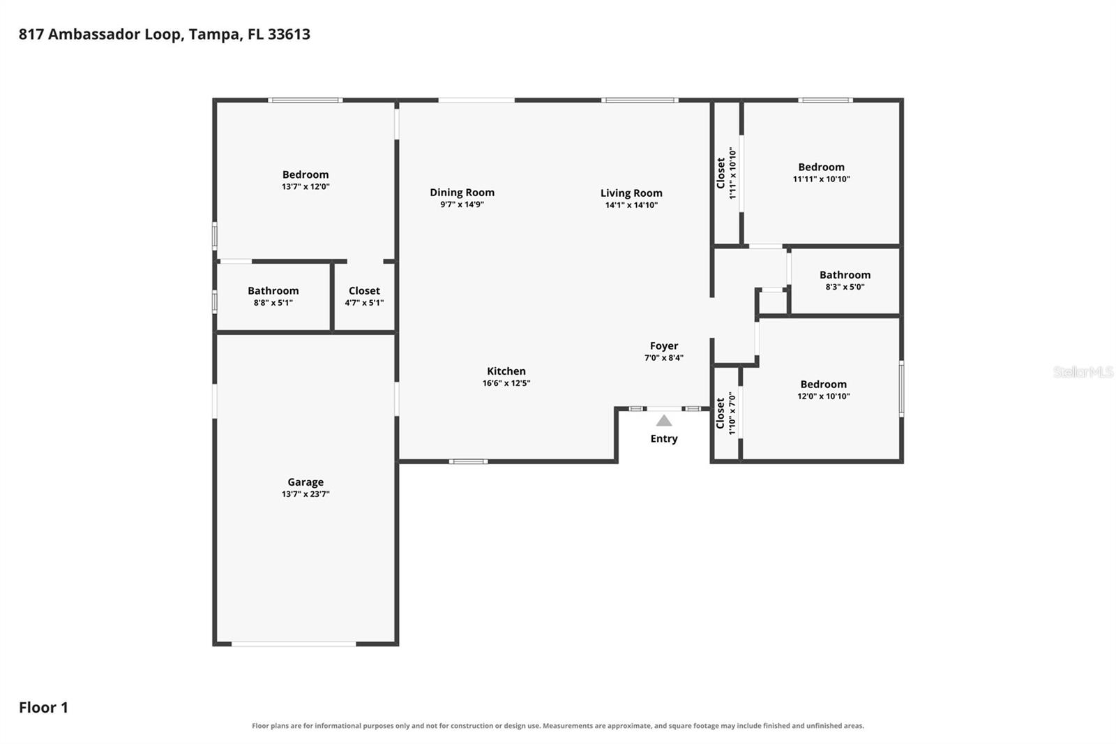 817 Ambassador Loop, Tampa, FL 33613