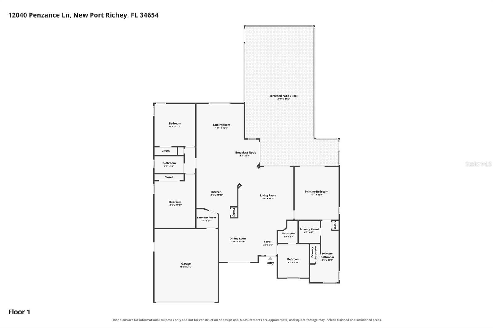 12040 Penzance Ln, New Port Richey, FL 34654