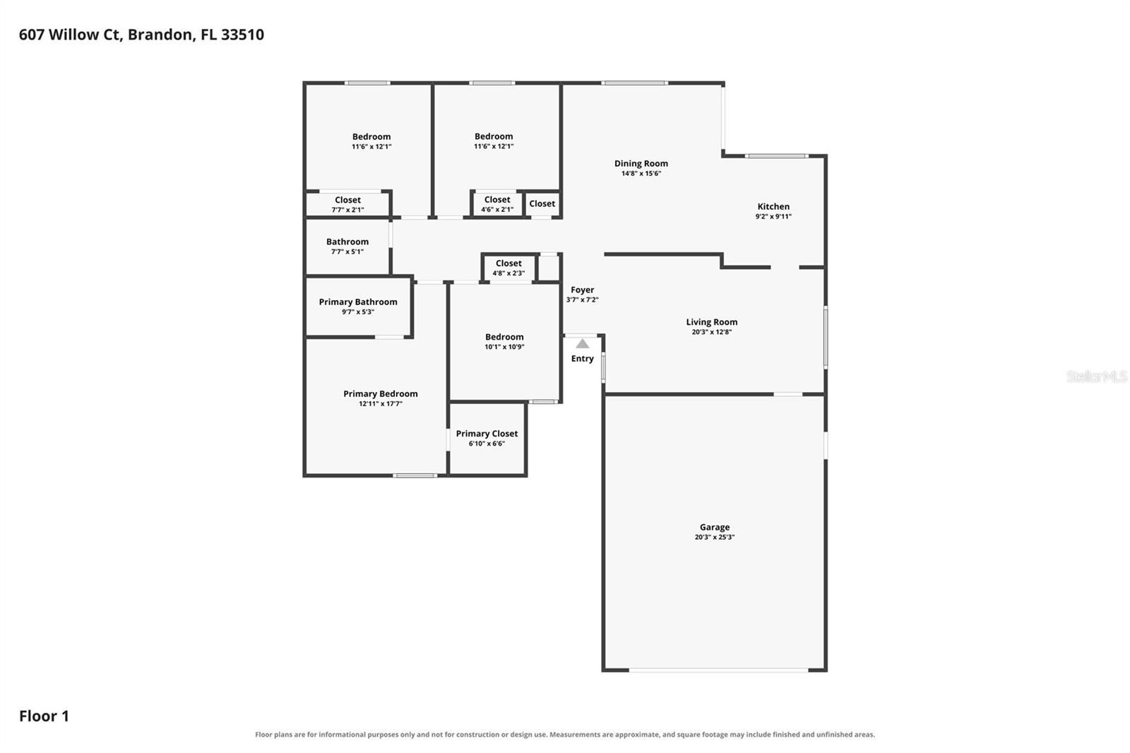 607 Willow Ct, Brandon, FL 33510