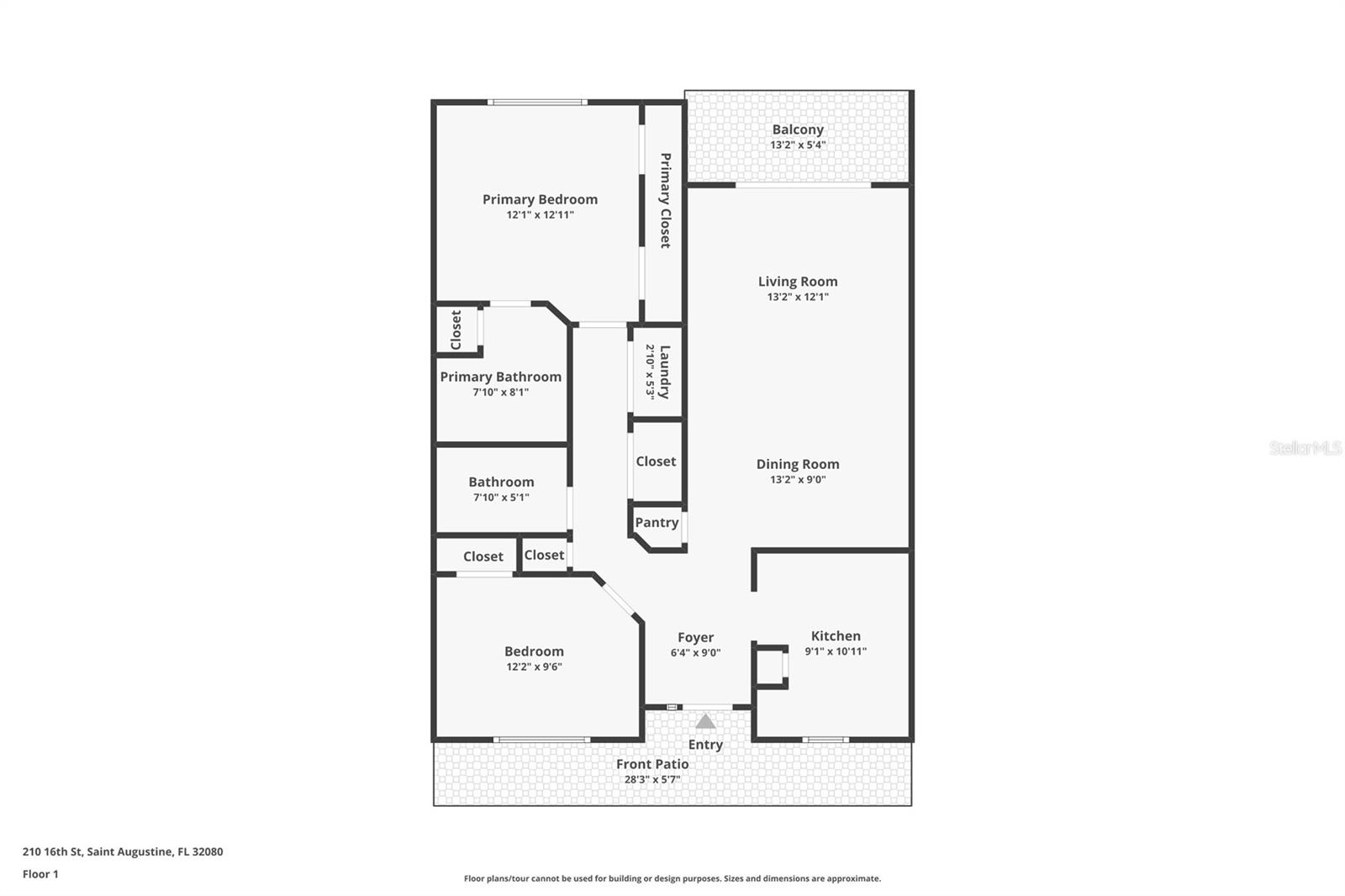 210 16th St #I, St Augustine Beach, FL 32080