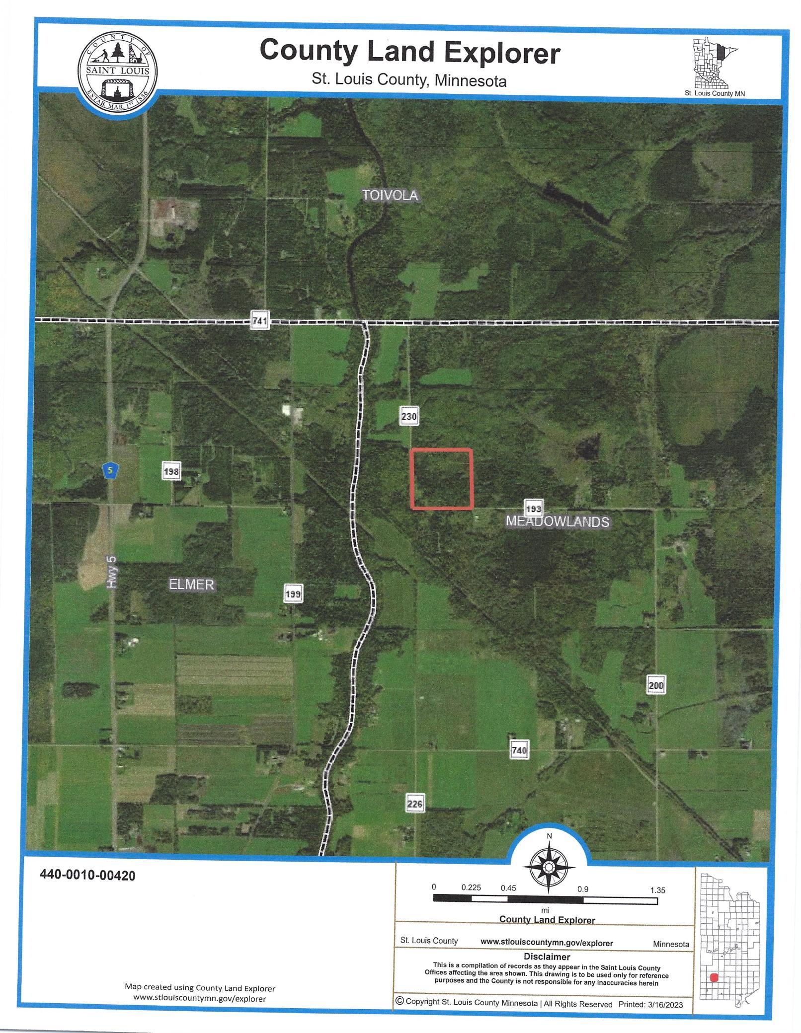 TBD XXXX Meadowlands Trunk Rd, Meadowlands, MN 55765