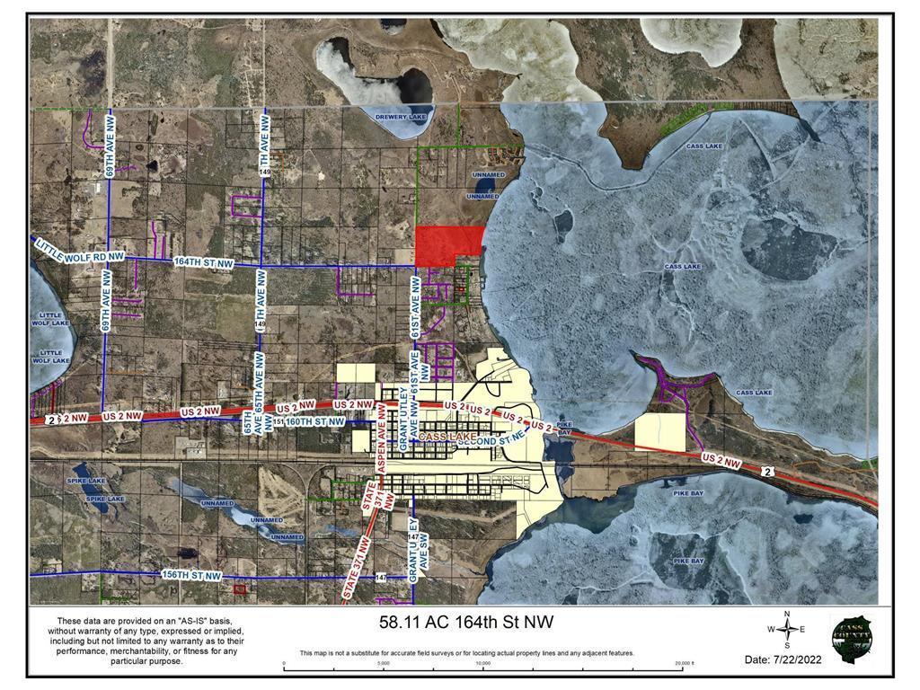 58.11 AC 164th St NW, Cass Lake, MN 56633
