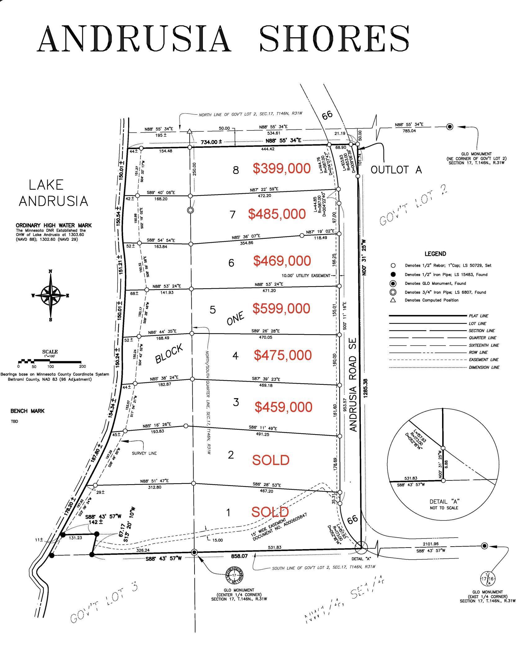 TBD Andrusia Rd SE Lot 6, Block 1, Cass Lake, MN 56633