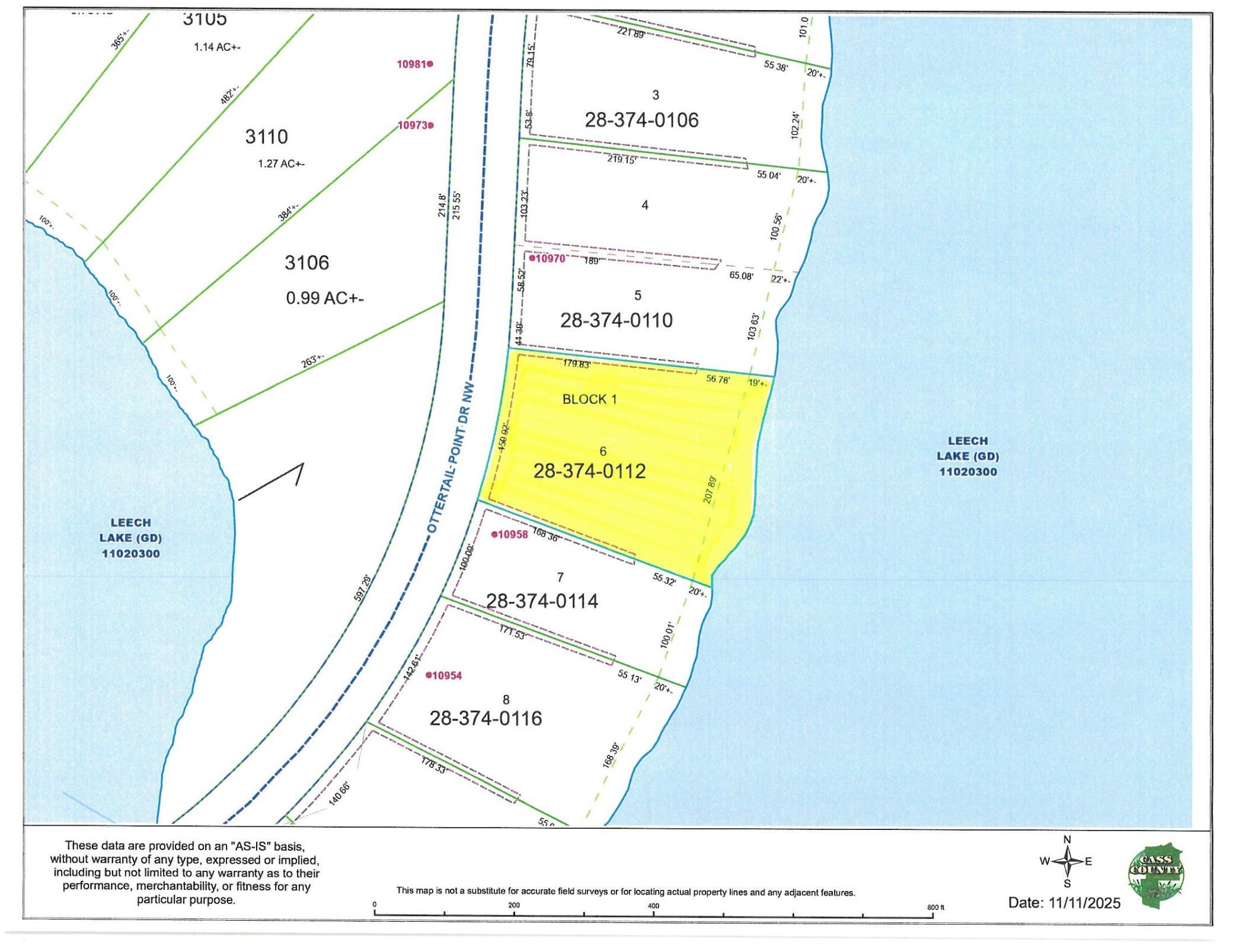 TBD - Lot 6 Ottertail Point Dr NW, Cass Lake, MN 56633